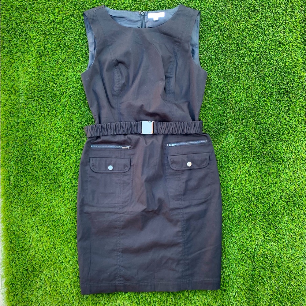 Calvin Klein Black Dress with Belt size 8